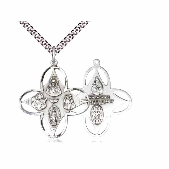 4-Way Pendant (Sterling Silver)
