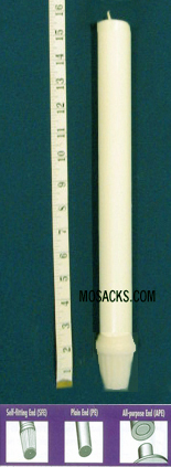 Long-Burning 100% Beeswax Altar Candle Long 4's SFE, 25/32" x 15-3/8"
