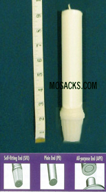 Long-Burning 100% Beeswax Altar Candle Long 8's SFE, 11/16" x 9-1/4"