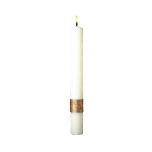 eximious® Beeswax Paschal Candle Cross Of Erin® Complementing Altar Candles
