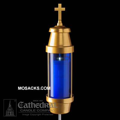 Memorial Light Fixture Blue Center Spike-93702201
