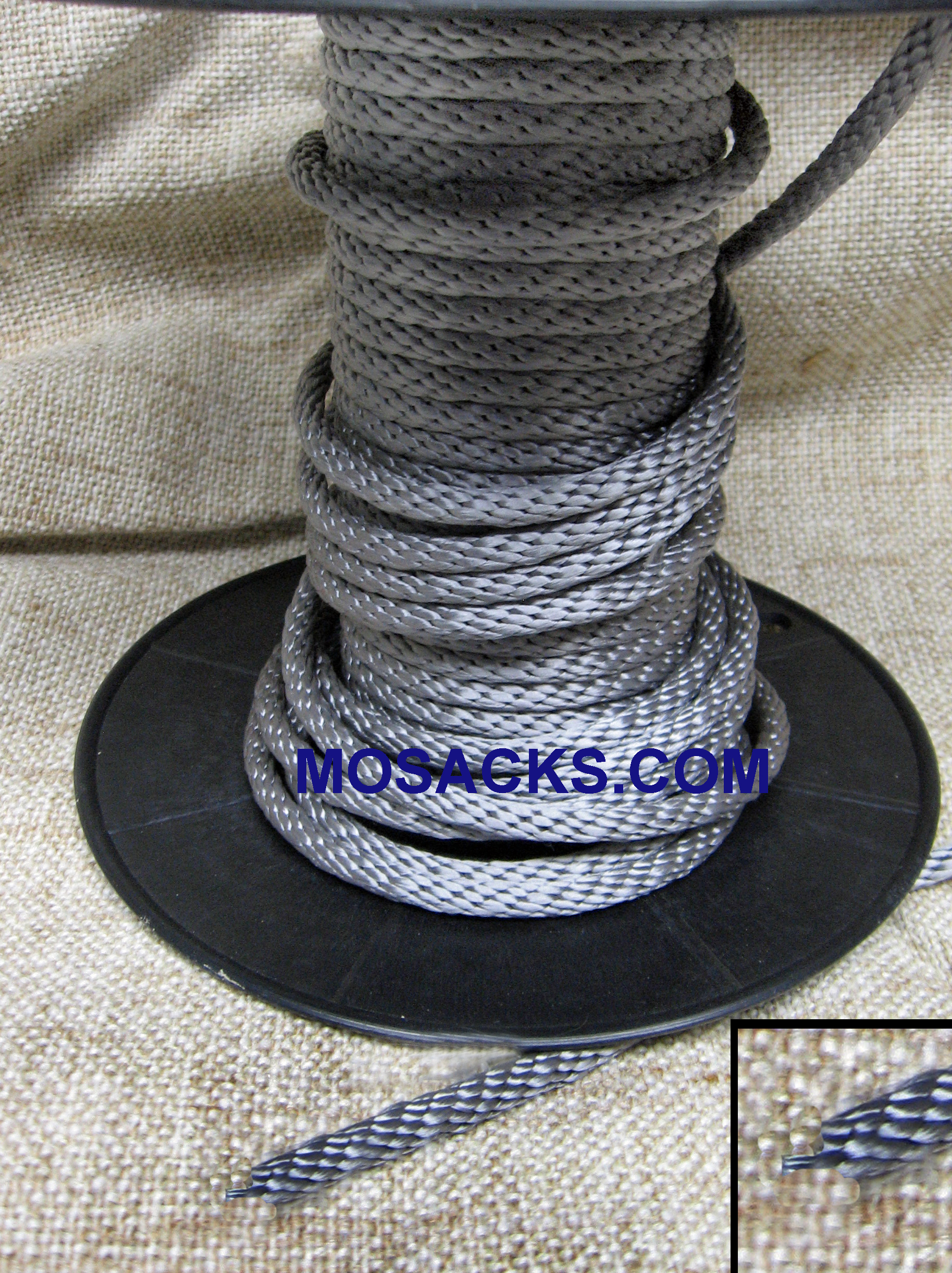 5/16" Silver Polypropylene Wire-Core Halyard 442HAL-PS30W