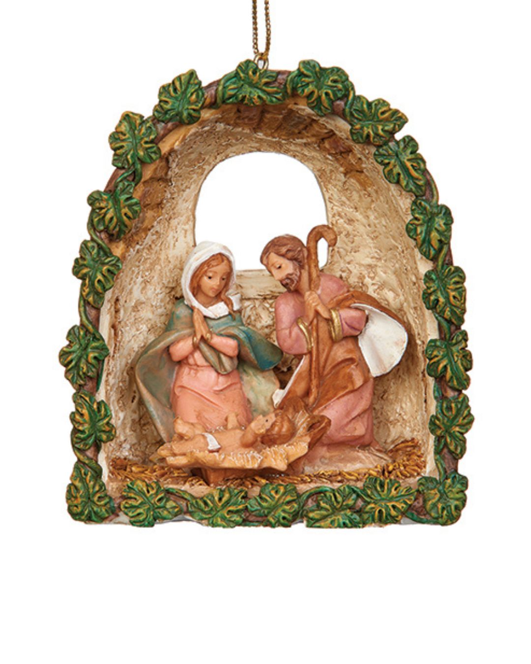 56386 3.75" Holy Family Grotto Ornament by Fontanini