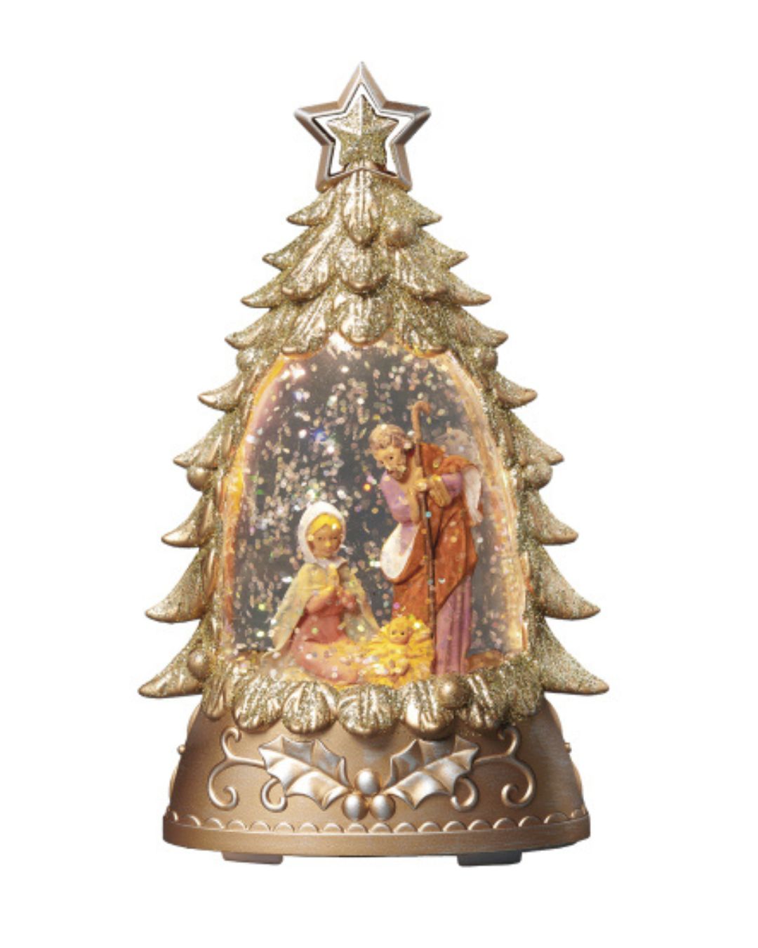 Holy Family Christmas Tree Mini Dome by Fontanini 58737