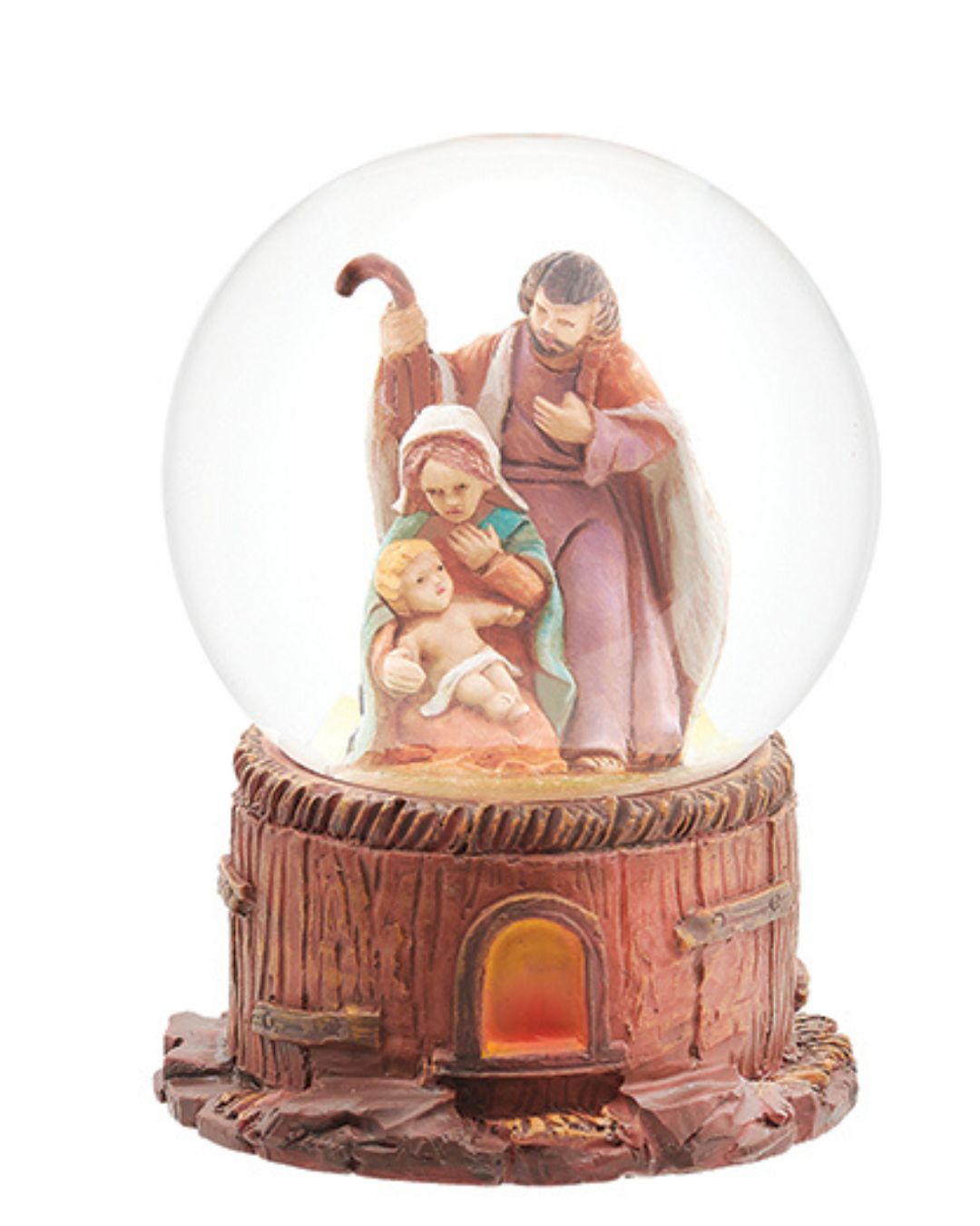 2.5"H 45MM Holy Family Glitterdome by Fontanini 59024