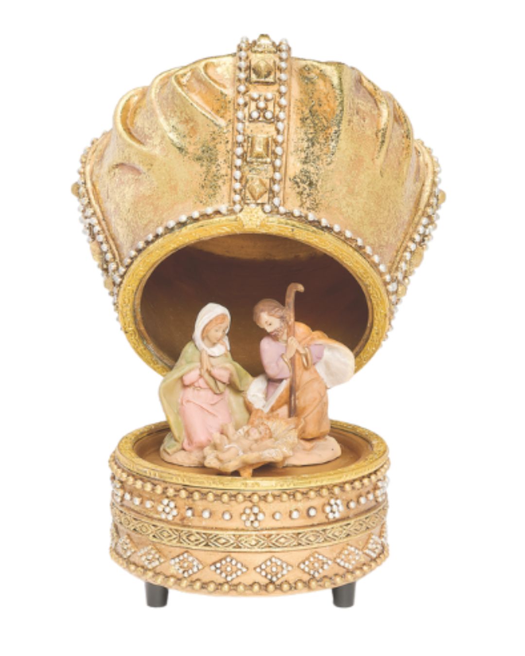 5 Inch Holy Family Crown Musical 58743