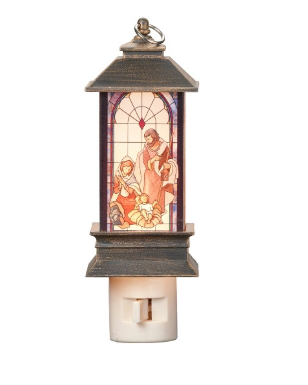 6 Inch High Holy Family Plug-In Night Light by Fontanini 58697