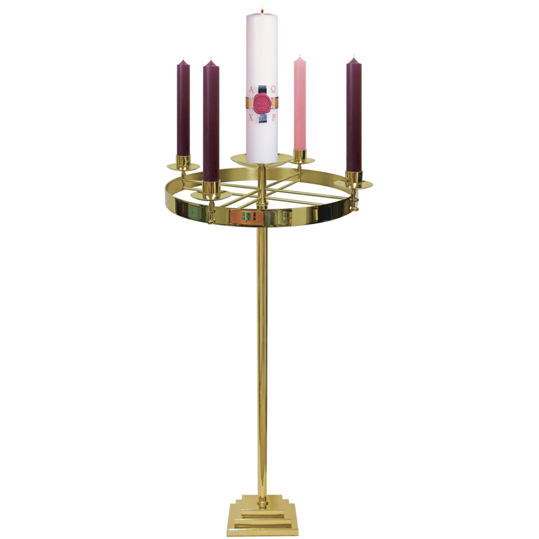 Brass Advent Wreath K552