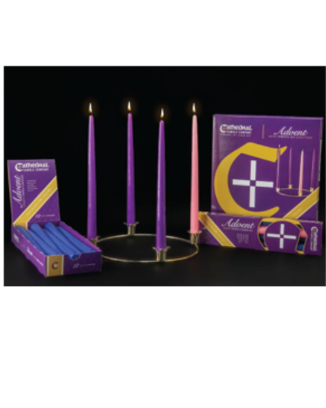 Advent Tapers For The Home By Cathedral Candle Company