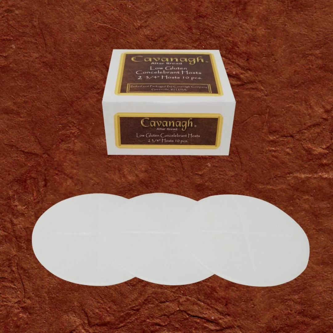 Cavanagh Altar Bread Low Gluten 2-3/4" Diameter Box of 10