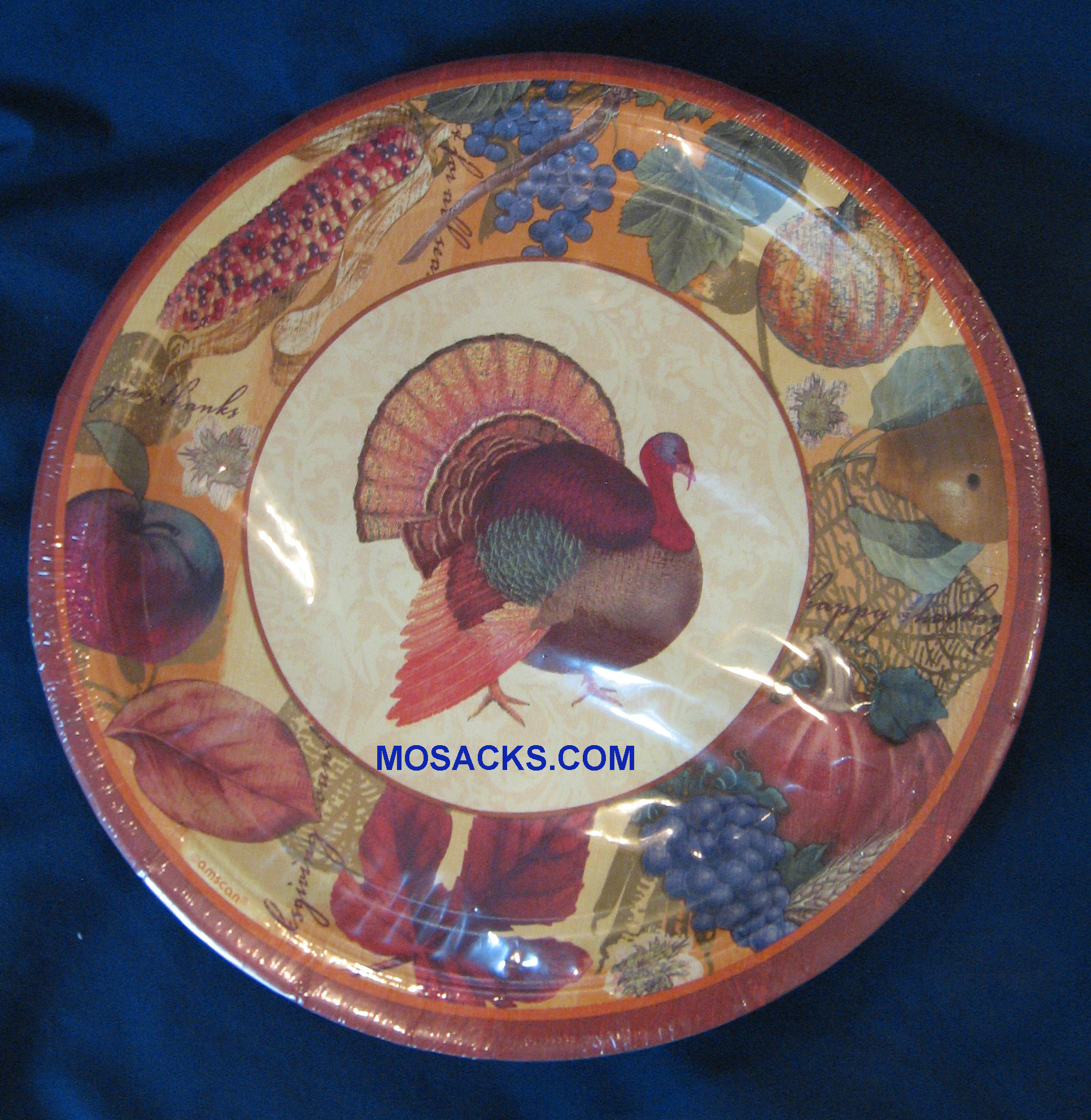 Thanksgiving Paper Plates 10 1/2" in diam. 599849