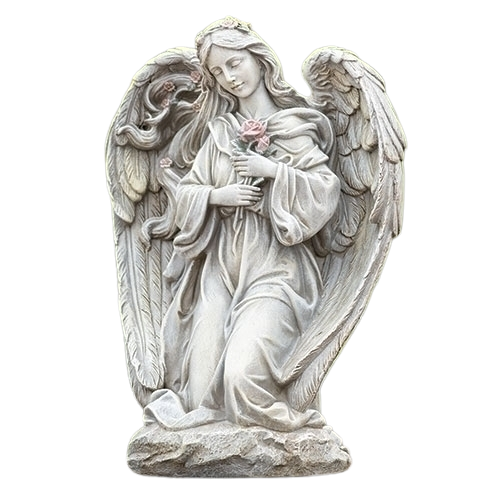 Angel Holding Flowers Statue16" Joseph's Studio