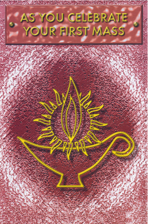 As You Celebrate Your First Mass Greeting Card -MA57483
