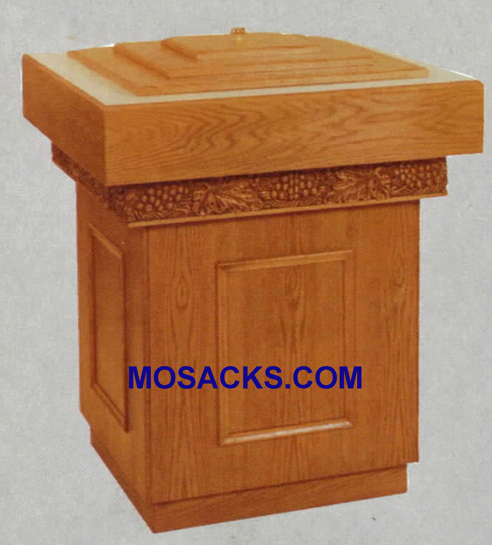 Baptismal Font w/21" basin 32" w x 32" d 36" h 550