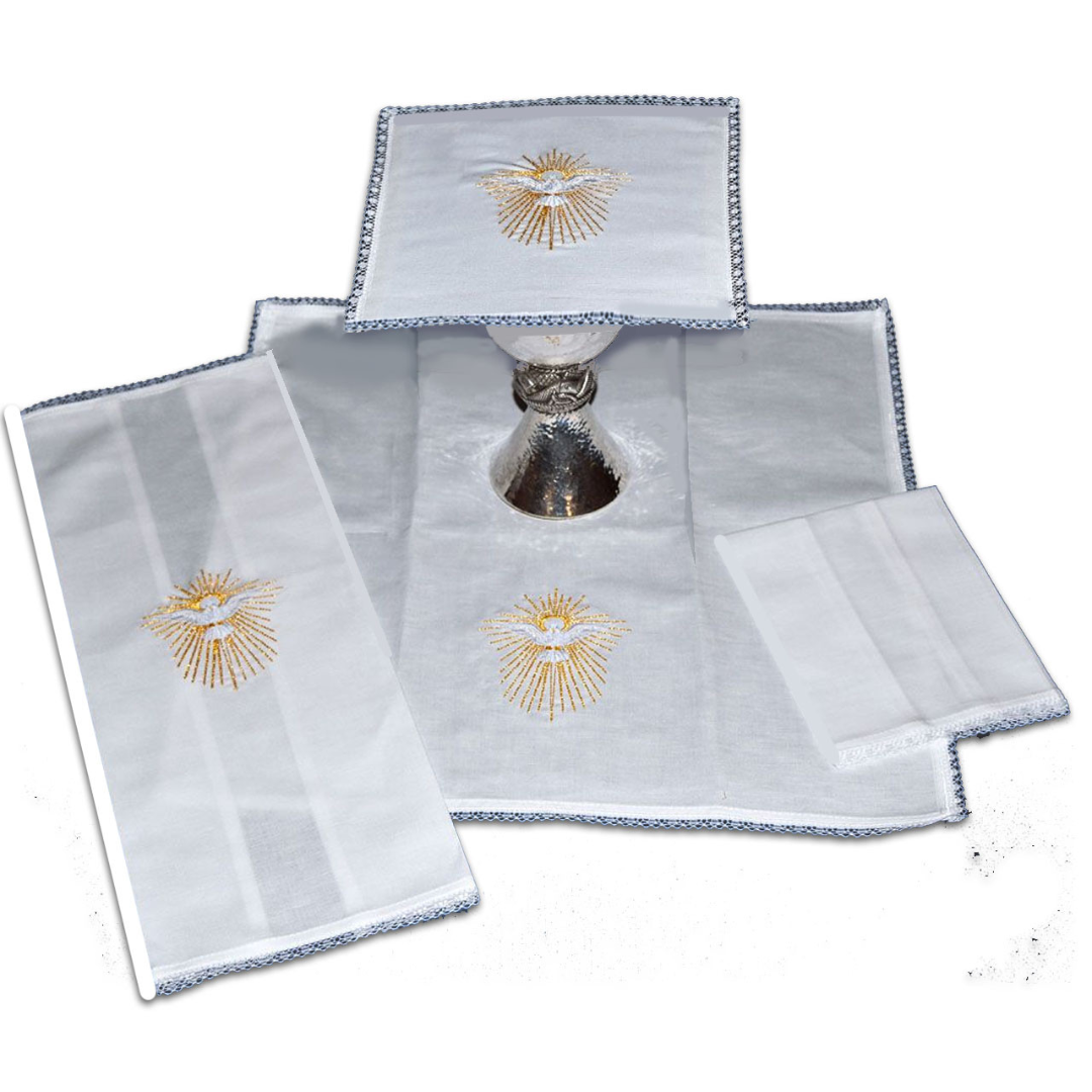 Beau Veste Mass Linen Set with Lace Edging - Holy Spirit #3024