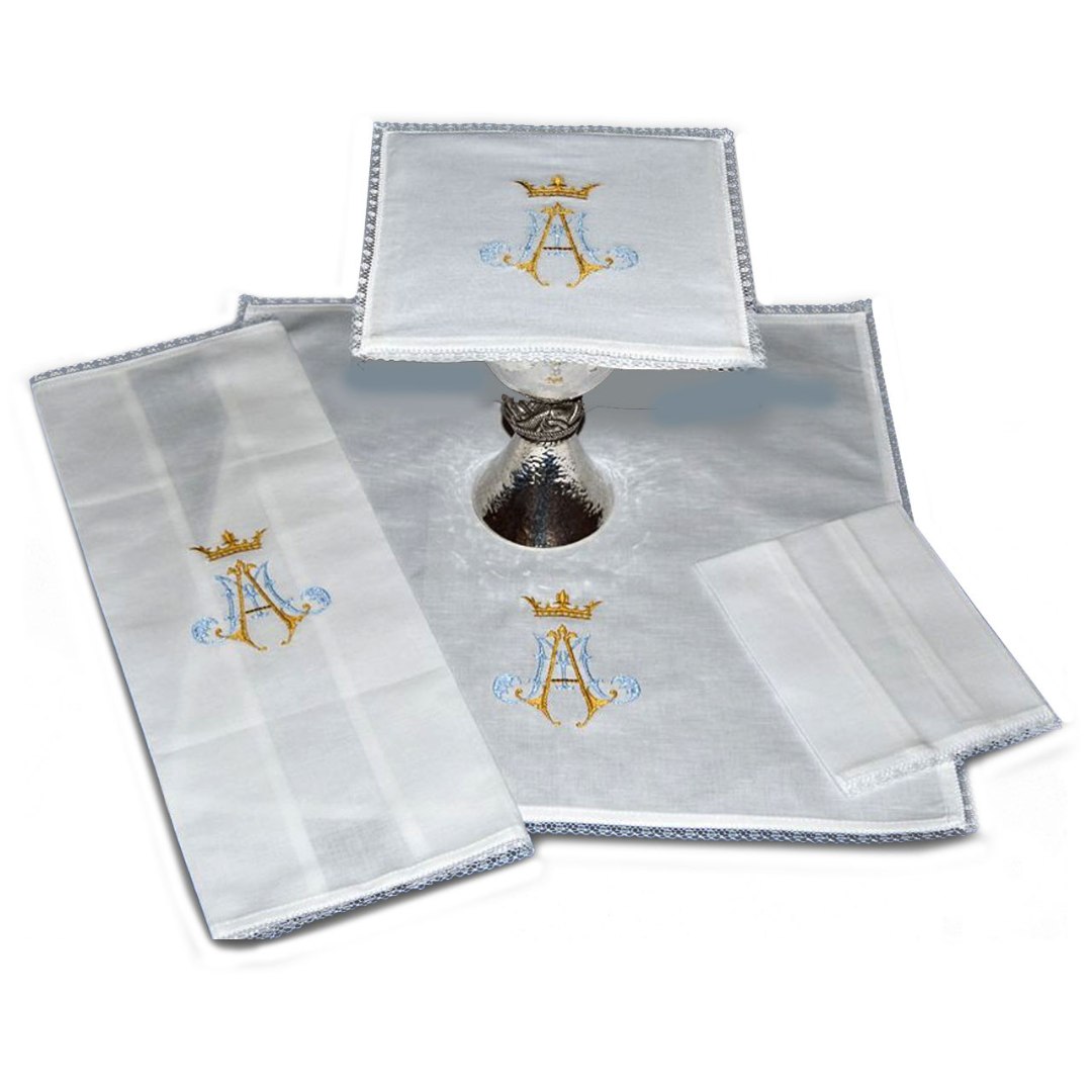 Beau Veste Mass Linen Set with Lace Edging - Marian #3025