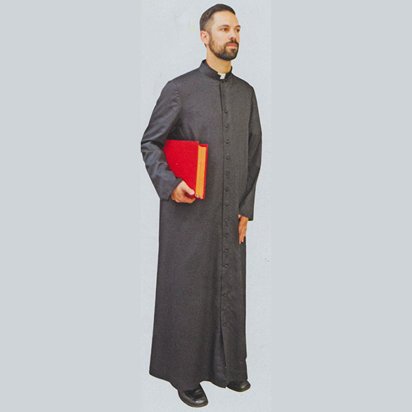 Beau Veste Adult and Priest Cassock Black - 563B