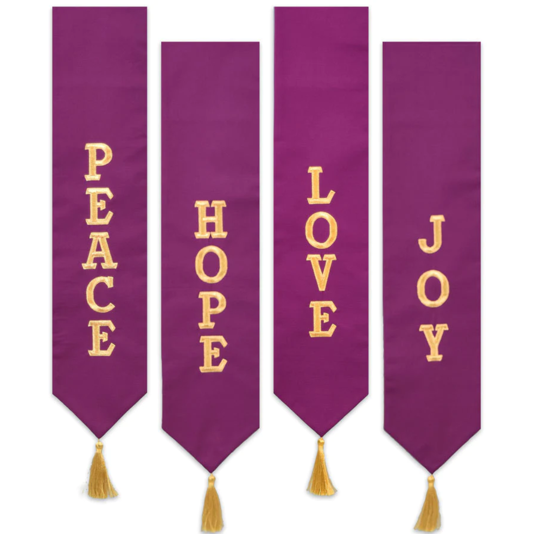 Beau Veste Advent Wreath Banners #AWB-4