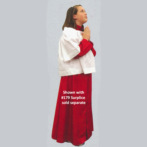 Beau Veste Altar Servers Cassock Red  Sizes 7-13 #562R