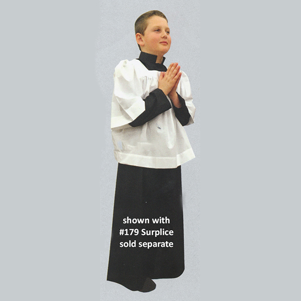 Beau Veste Altar Servers Cassock Black Sizes 14-20 #561B