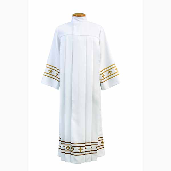 Beau Veste Genesis Collection Alb w/Gold Embroidery #GA77MG