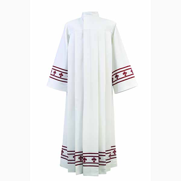 Beau Veste Genesis Collection Alb w/Red Embriodery #GA87R
