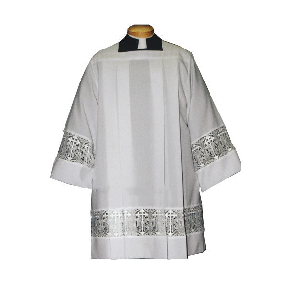 Beau Veste Surplice Latin Cross Lace Insertion 10-4216S