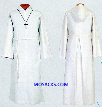 Beau Veste Light Weight Pure White Perma Press Kodel Alb with Zipper 10-556