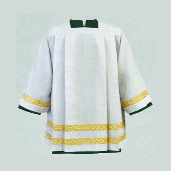 Beau Veste Surplice With 1 Inch Gold Bands - 4341