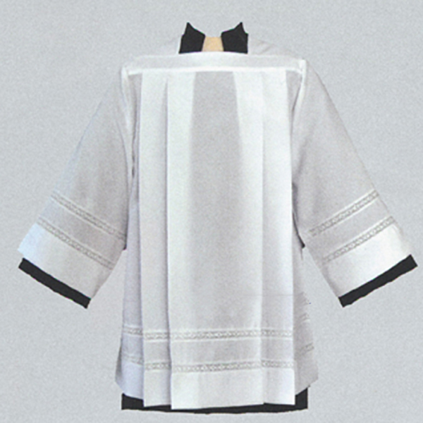 Beau Veste Surplice with 1 Inch Lace Bands-4771