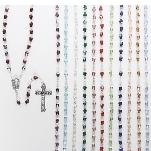 9- September Sapphire Birthstone Rosary