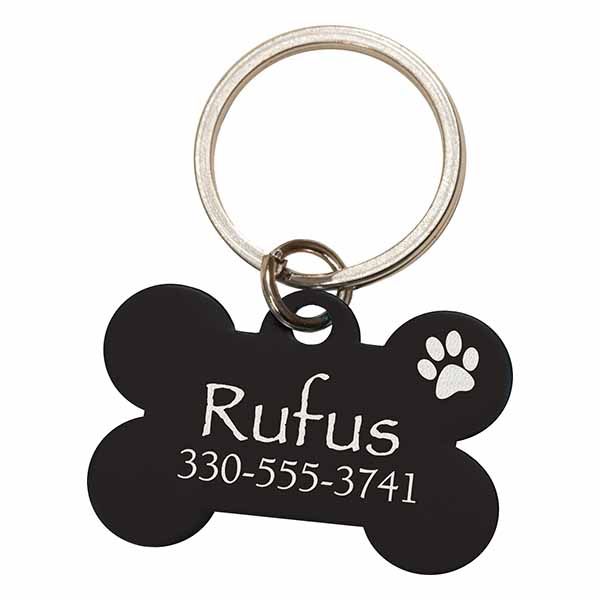 Black Bone Keychain Pgraham Dunn (Personalized)
