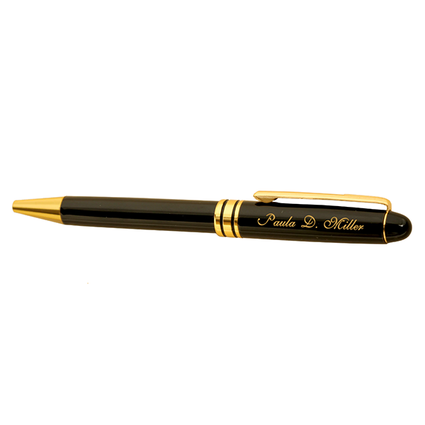 Black Metal Pen (Personalized)