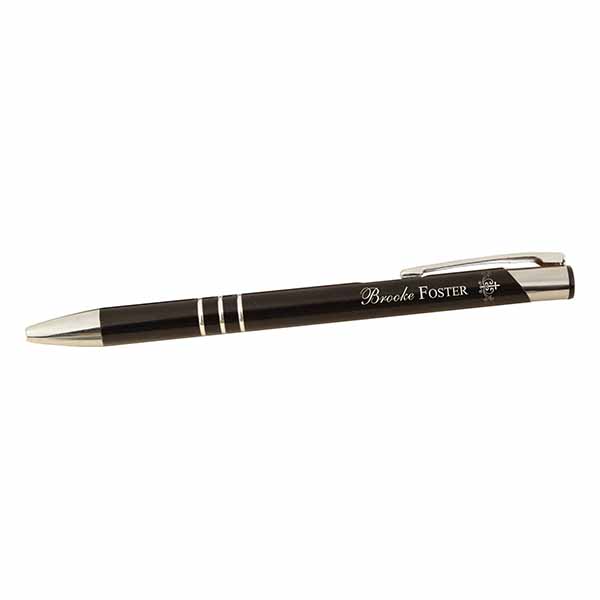 Black Metal Pen (Personalized)