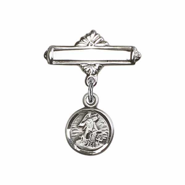 Guardian Angel Infant Badge Pin 3/4"