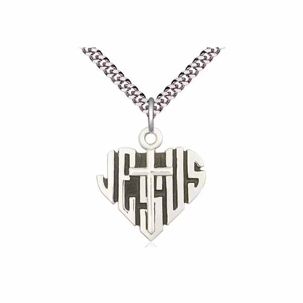 Heart of Jesus Cross 7/8"