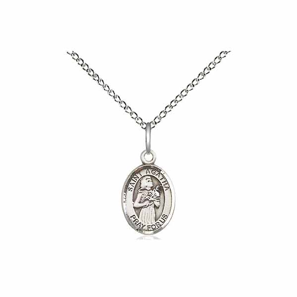 St. Agatha Medal 1/2"