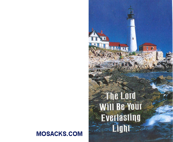 Bulletin Cover Lighthouse 100 Pack-8585
