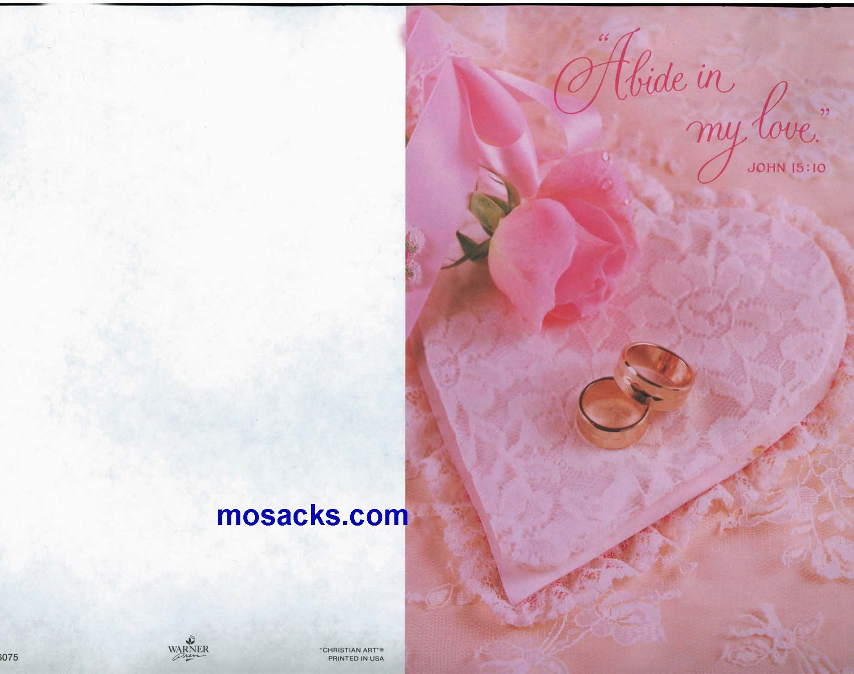 Bulletin Cover Abide In Love 100 Pack-U6075