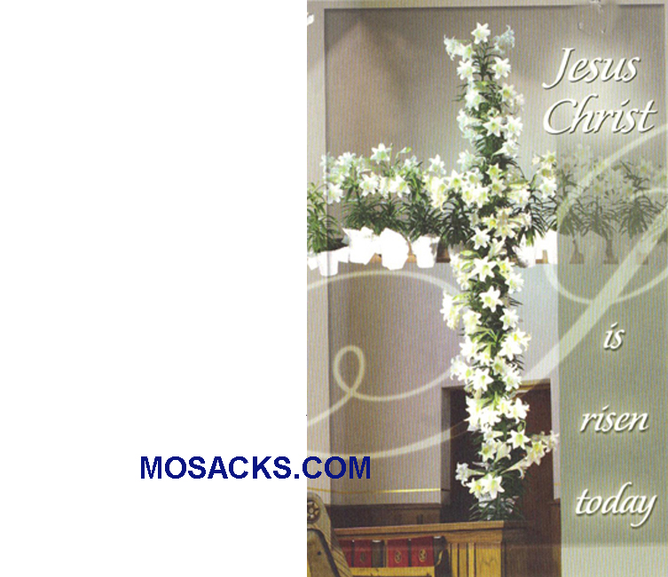 Bulletin Cover Jesus Christ is Risen Today 100 Pack-A5646