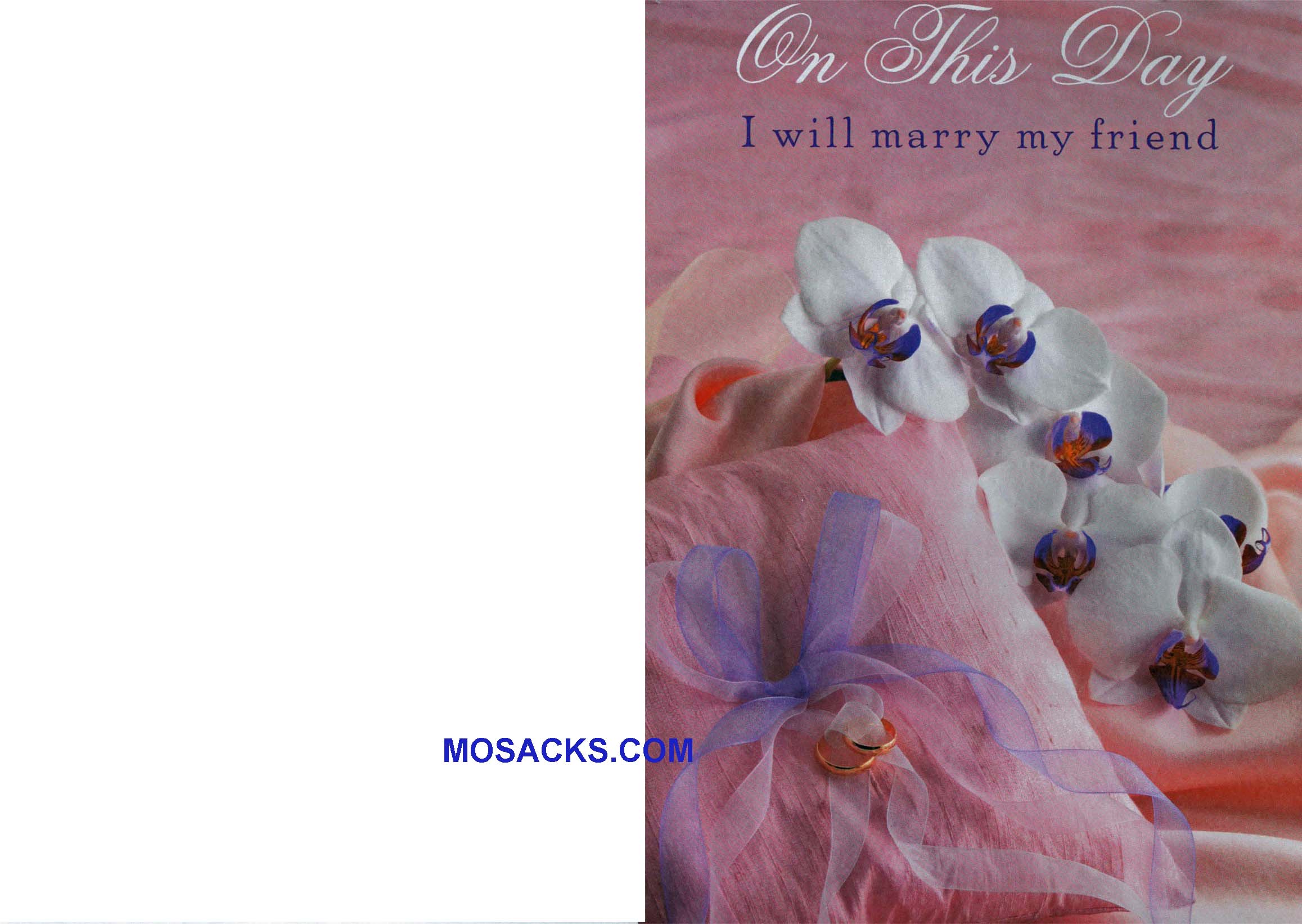Bulletin Cover I Marry Friend 100 Pack-9311