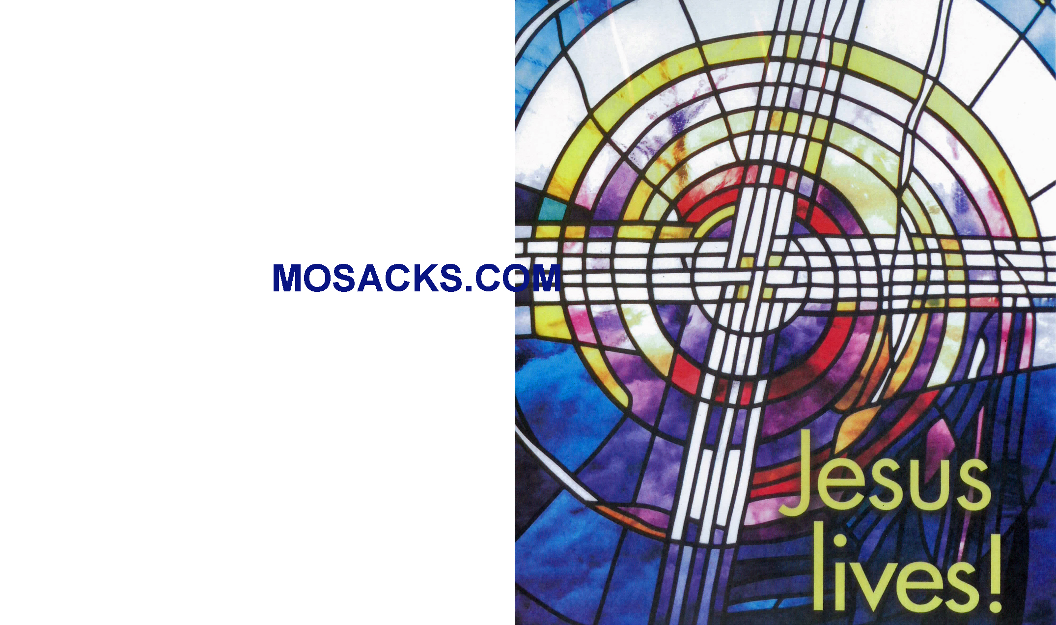 Bulletin Cover Jesus Lives 100 Pack-ESTR1-07