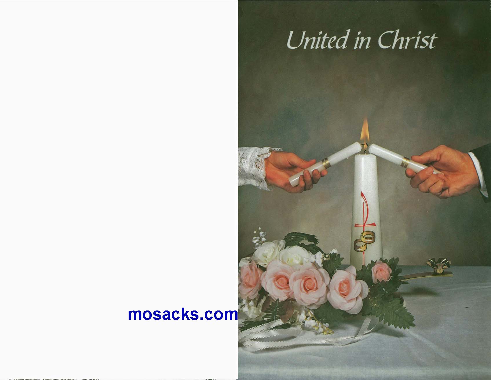 Bulletin Cover United In Christ 100 Pack-A5044