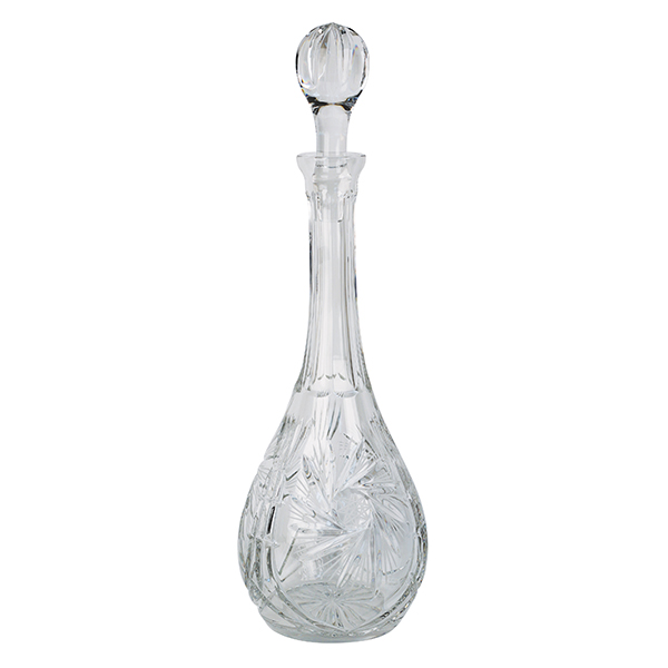 K Brand Imported Crystal Flagon: 46 oz Capacity (K947)
