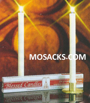Candlemas Candles Stearine 25/32" x 8-1/4" (SFE)