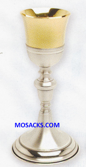 Chalice Gold and Silver 9-1/4" High 4 oz capacity 14-K919