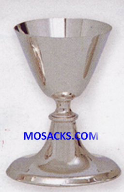 Chalice and Paten Stainless Steel 6" High 8 oz capacity 14-K85