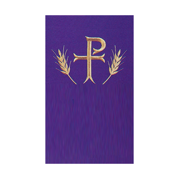 Chi Rho Wheat Washable Lectern Hanging-SL9407-L