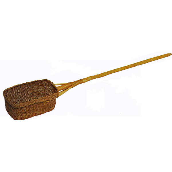 Collection Offertory Basket With Long Handle Rectangle-458LH