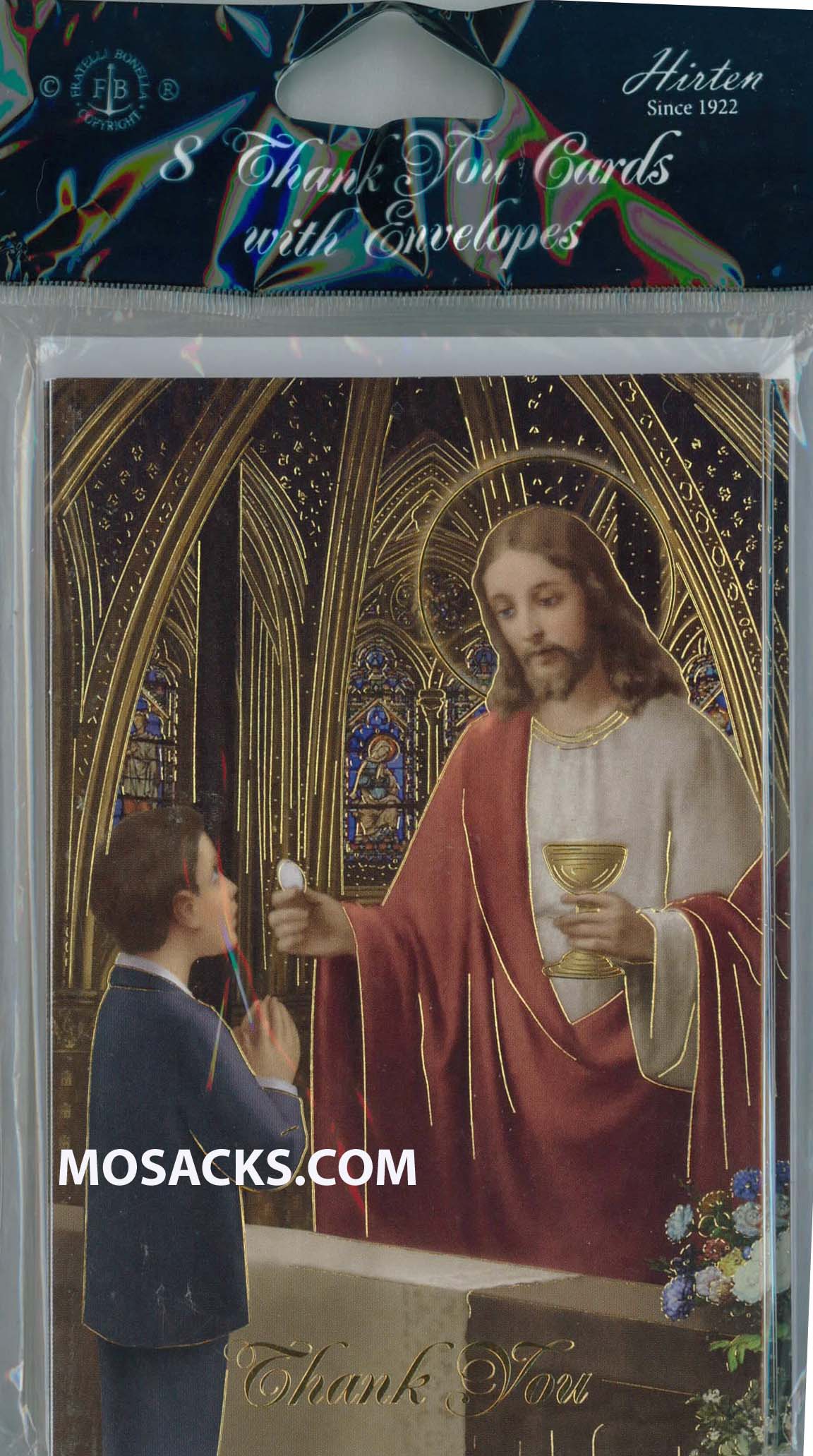 First Communion "Thank You" Card Boys